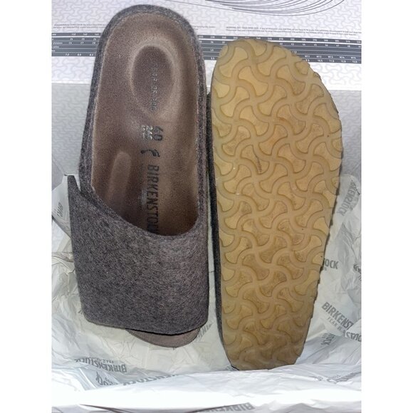 Fear of God x Birkenstock The Los Feliz Felt in Ash Melange 40 W 9 M 7 with Box - Picture 8 of 13